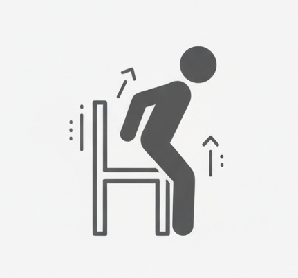 30分に1回「立ち上がる」